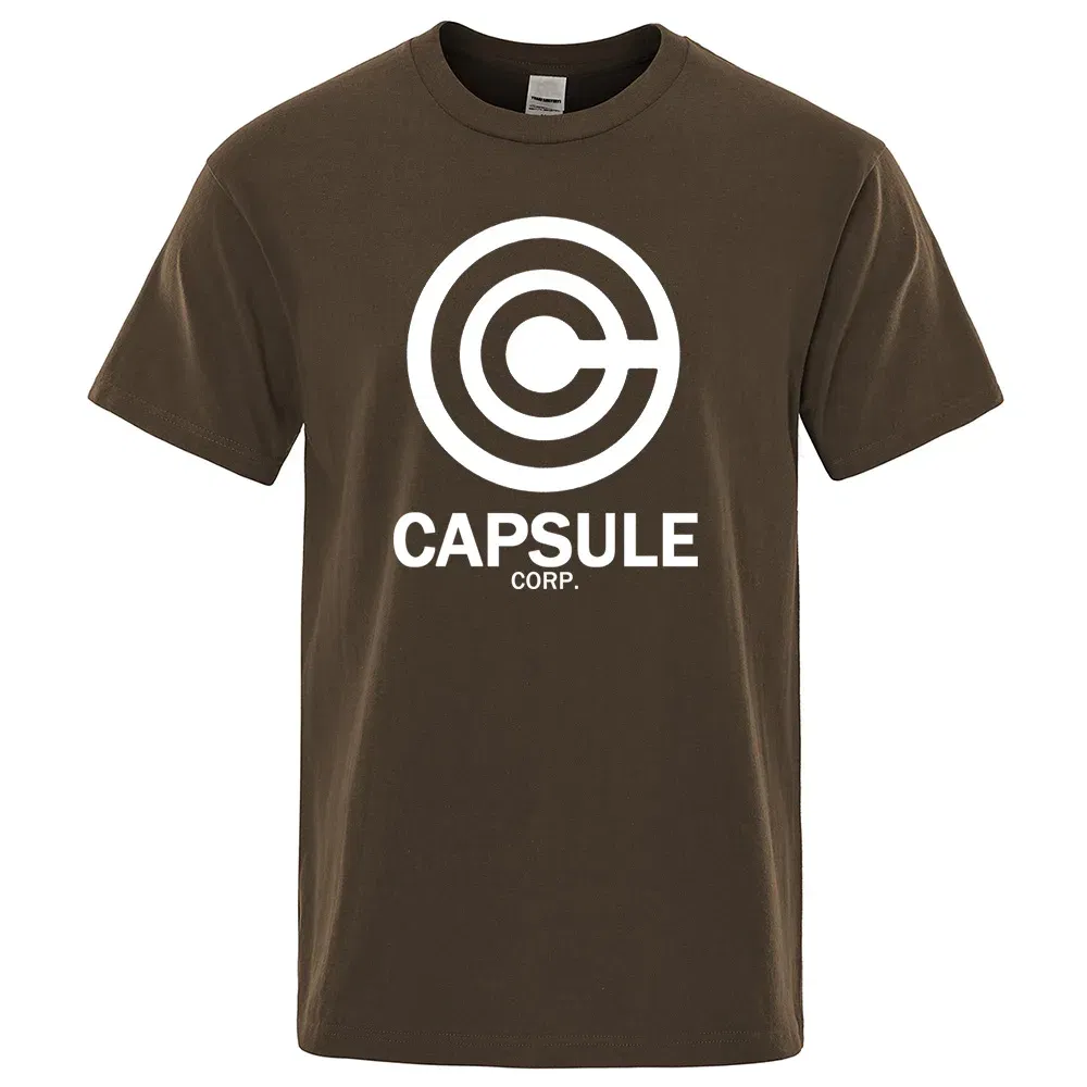 Color: green, Size: L - Anime Printed Men T Shirt Casual Summer 100% Cotton Funny Street Clothing Loose Oversized Short Sleeved Breathable Soft T-Shirts