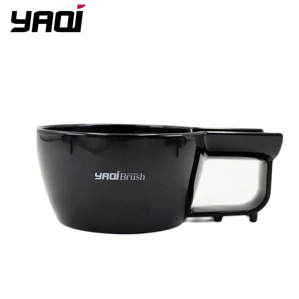 Color: Silver - Yaqi High Quality Dark Blue Color Plastic Shaving Bowl For Men Shaving Brush