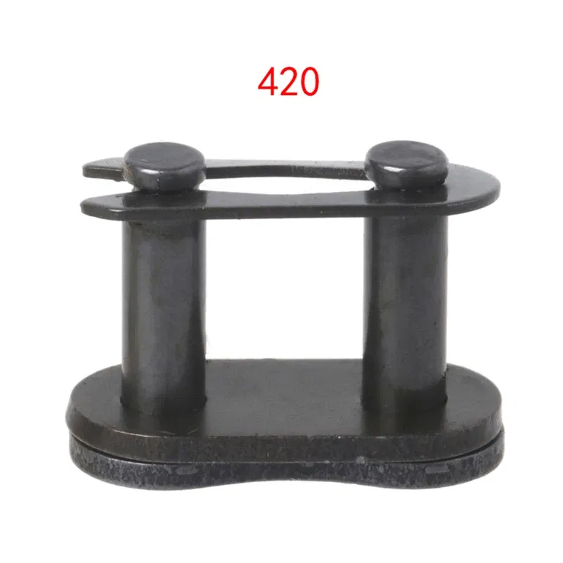 Color: Brown - 25h t8f 420 428 530 chain link master pocket dirt pit atv quad go kart and motorcycle gas scooter