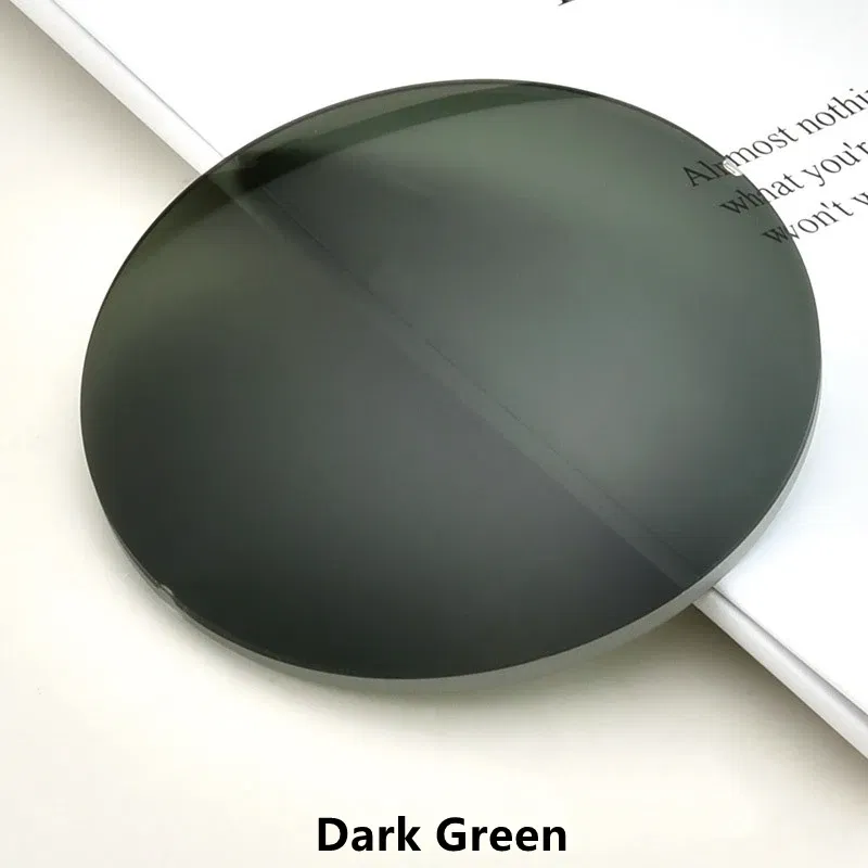 Lenses Color: WHITE, Lens Index: 1.67 - YIMARUILI 1.49 1.56 1.61 1.67 Polarized Lens Sunglasses Lens UV400 Optical Prescription CR-39 Resin Colorful Mirror Lens 1 Pair