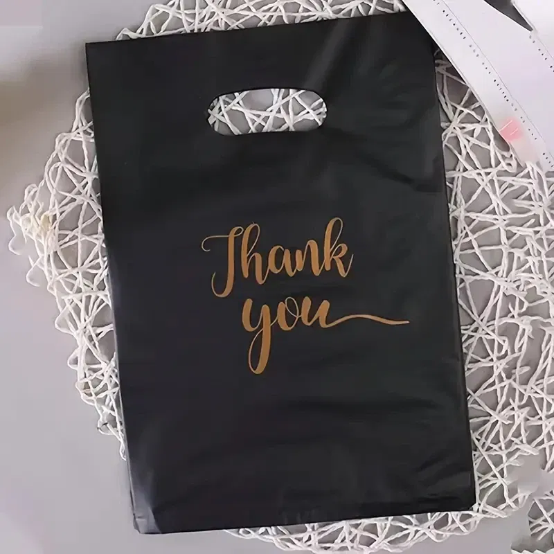 Gift Box Size: 47x44x8cm, Color: Black - 10 Spot Wholesale Gift Packaging Bags, Four Finger Flat Pockets, Gratitude Handbags, Clothing Bags, Cosmetics