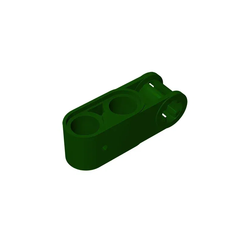 Color: PURPLE - Gobricks GDS-936 Technical, Axle and Pin Connector Perpendicular 3L with 2 Pin Holes compatible with lego 42003 Educational