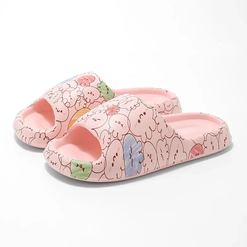 Color: Grape, Shoe Size: 40-41 - Women's Slippers Fashion Light EVA Soft Home Sole Slipper Bathroom Anti-Slip Casual Indoor Slipper Beach Sandal Flip-Flops