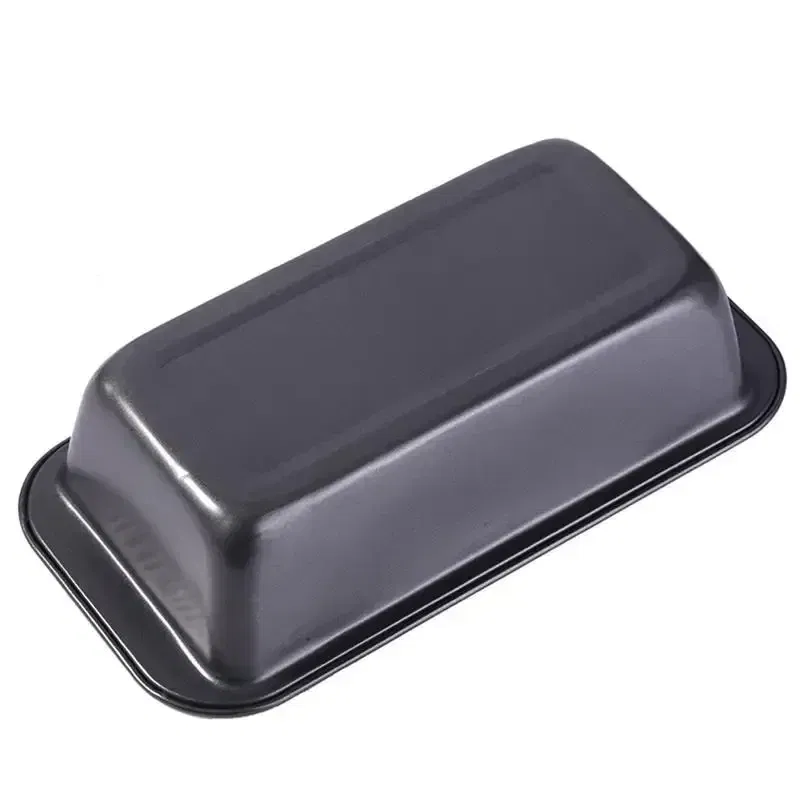 Color: Light Grey - 1pc Loaf Pan Rectangle Toast Bread Mold Cake Mold Carbon Steel Loaf Pastry Baking Bakeware DIY Non Stick Pan Baking Tools Mold