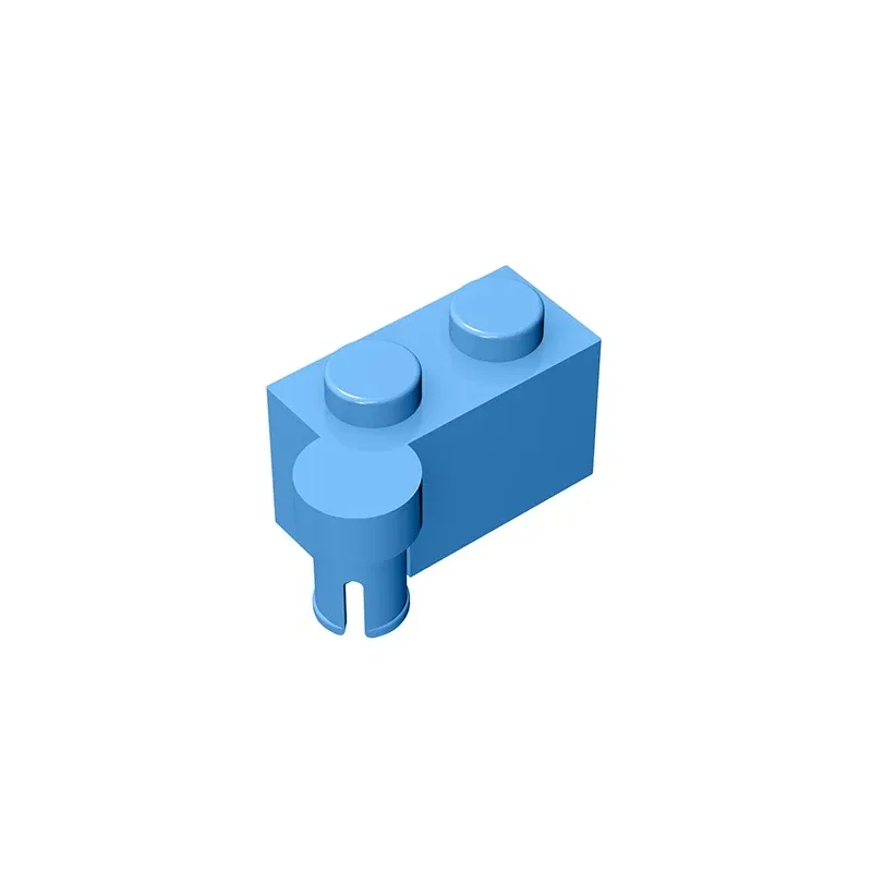 Color: black - Gobricks GDS-810 HINGE 1X2 UPPER PART compatible with lego 3830 children's DIY Educational Building Blocks Technical