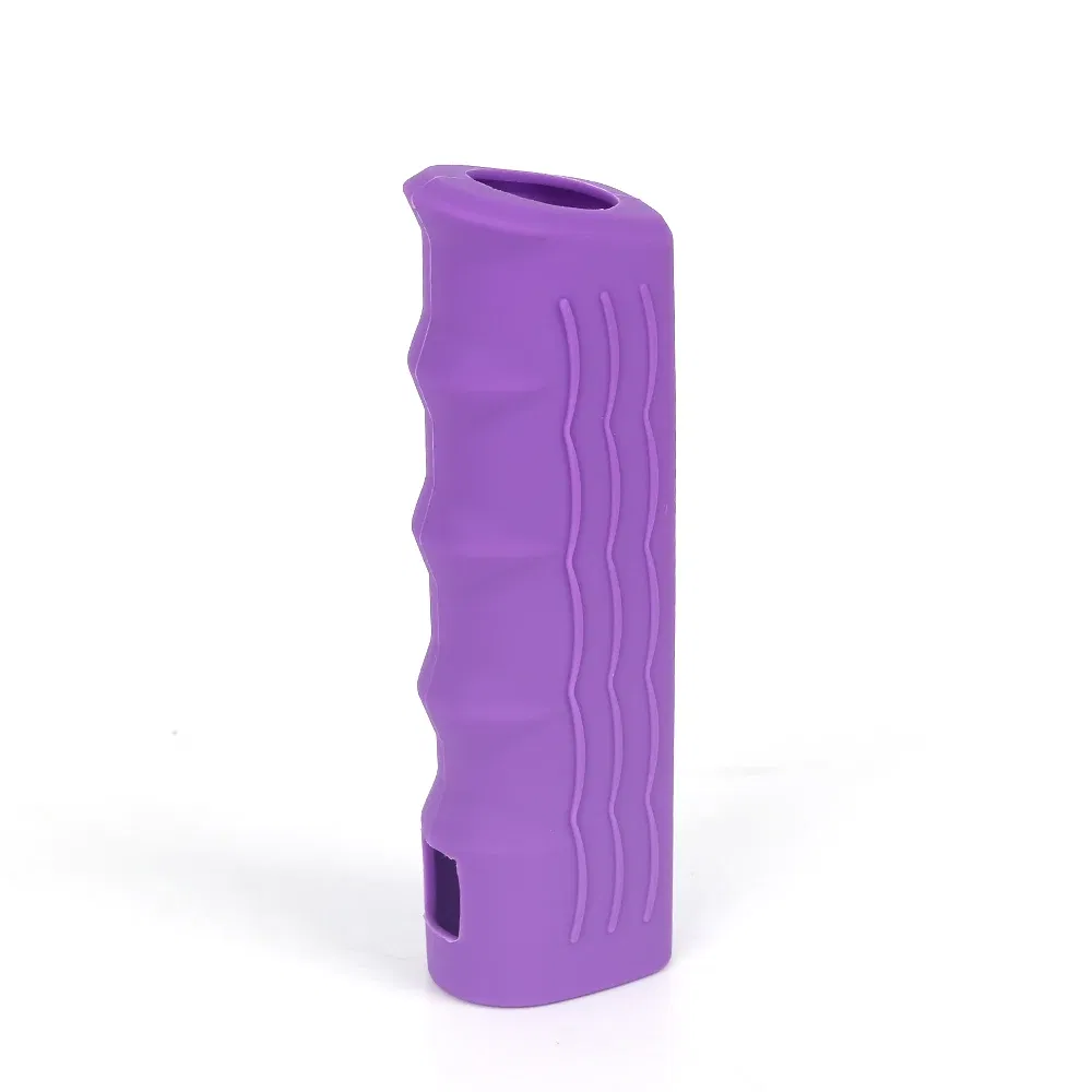 Color Name: PURPLE - Wholesale Cheap Price Car Interior Accessories Non Slip Comfortable Silicon Car Handbrake Lever Cover Anti Slip Hand Brake Cover