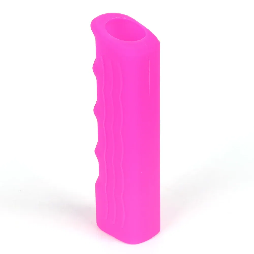 Color Name: PURPLE - Wholesale Cheap Price Car Interior Accessories Non Slip Comfortable Silicon Car Handbrake Lever Cover Anti Slip Hand Brake Cover