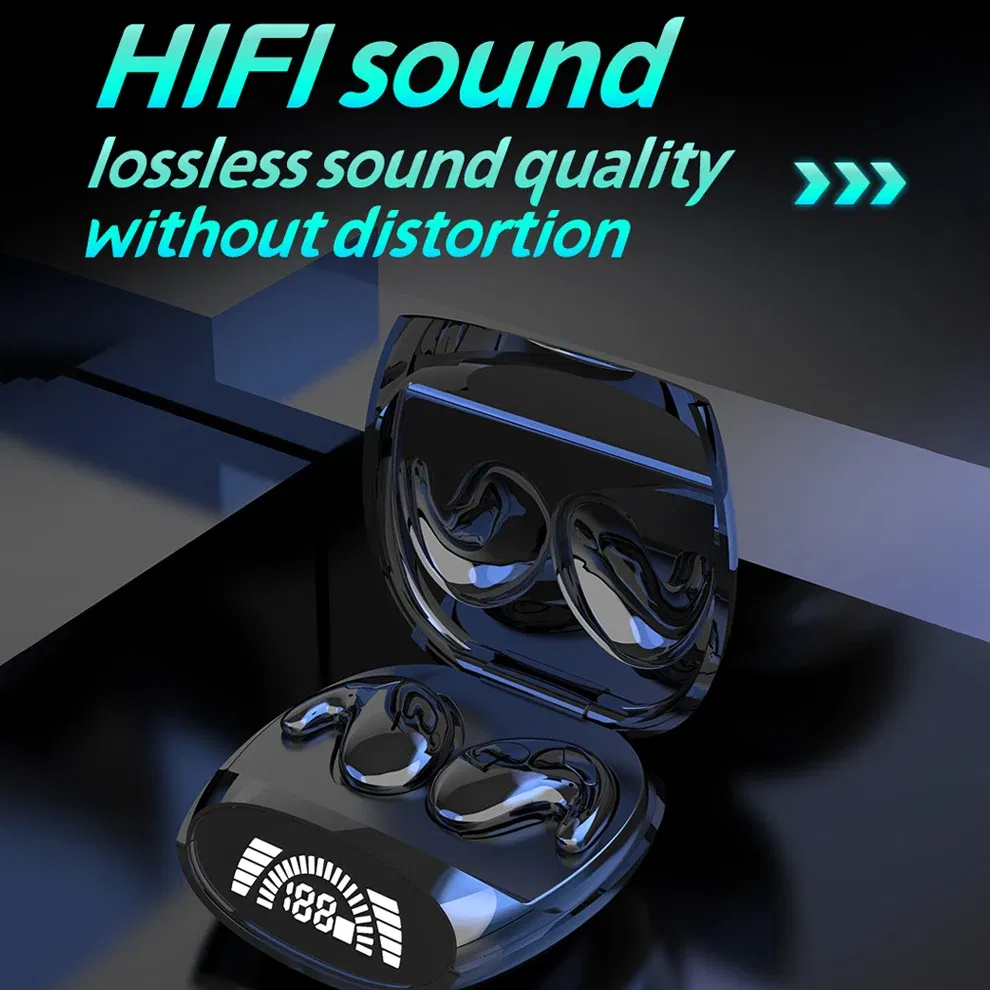Color: Red, Ships From: CHINA - Sleep Invisible Earbuds Tiny Mini Headphones Hidden Noise Cancelling TWS Wireless Headsets Sports Stereo Bluetooth 5.3 Earphone