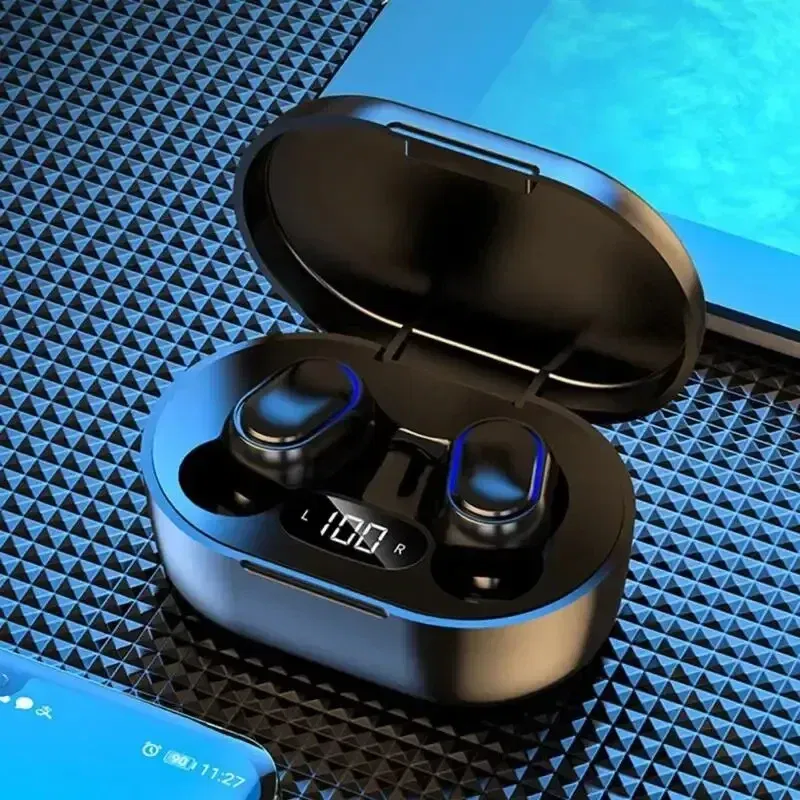 Color: WHITE - E7S TWS Wireless Headphones Bluetooth Earphone Control Sport Headset Waterproof Microphone Music Earphone Work On All Smartphone