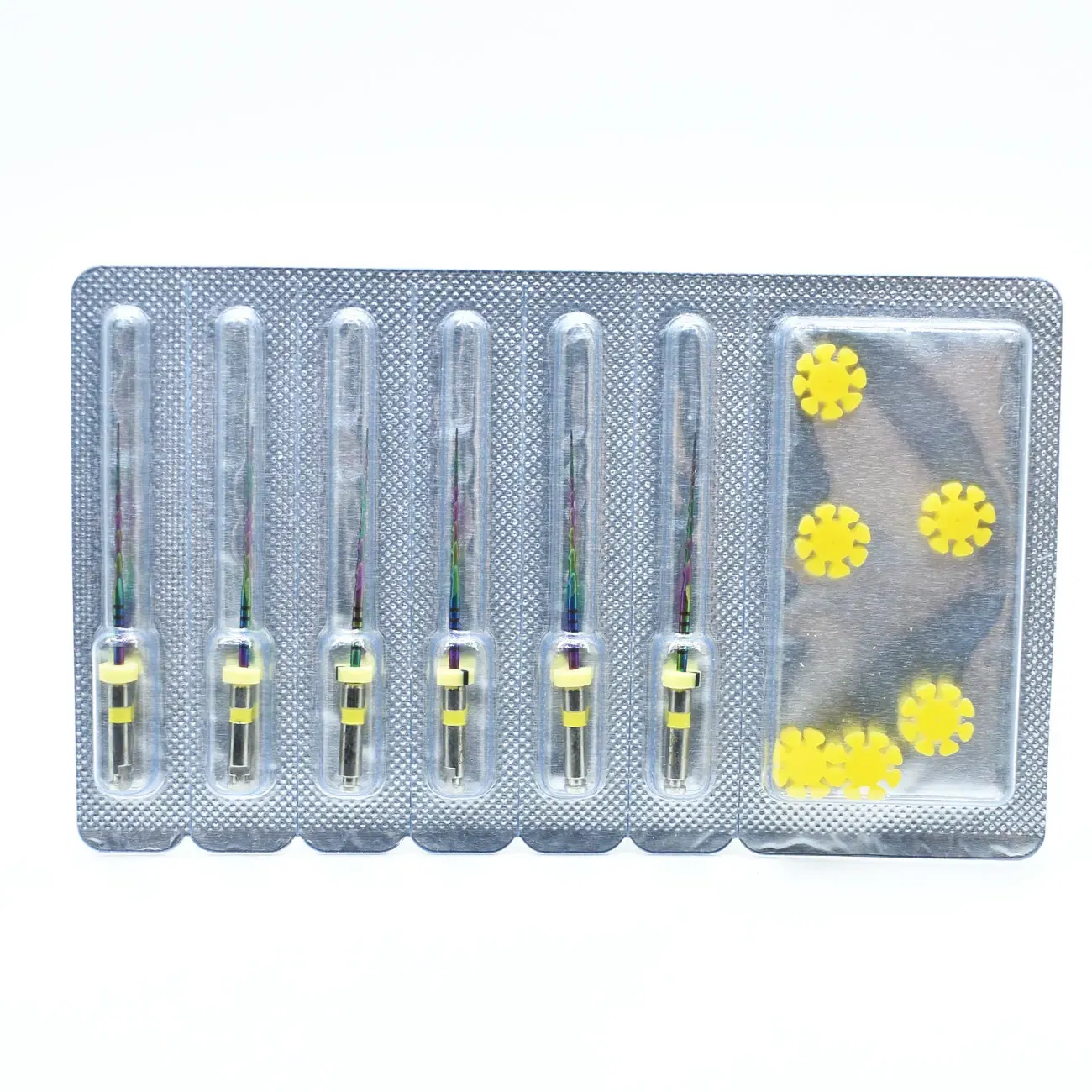 Color: Yellow - Dental New Rotary Rainbow Files Thermal Activation Accessories Endodontic For Root Canal Files Cleaning Dentist Tool
