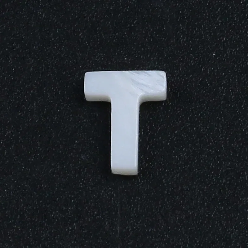 Color: Light Pink - Trend DIY Handmade Vertical Capital Letter Pendant Beads Jewelry Making Accessories Necklace Bracelet Letras Materiales