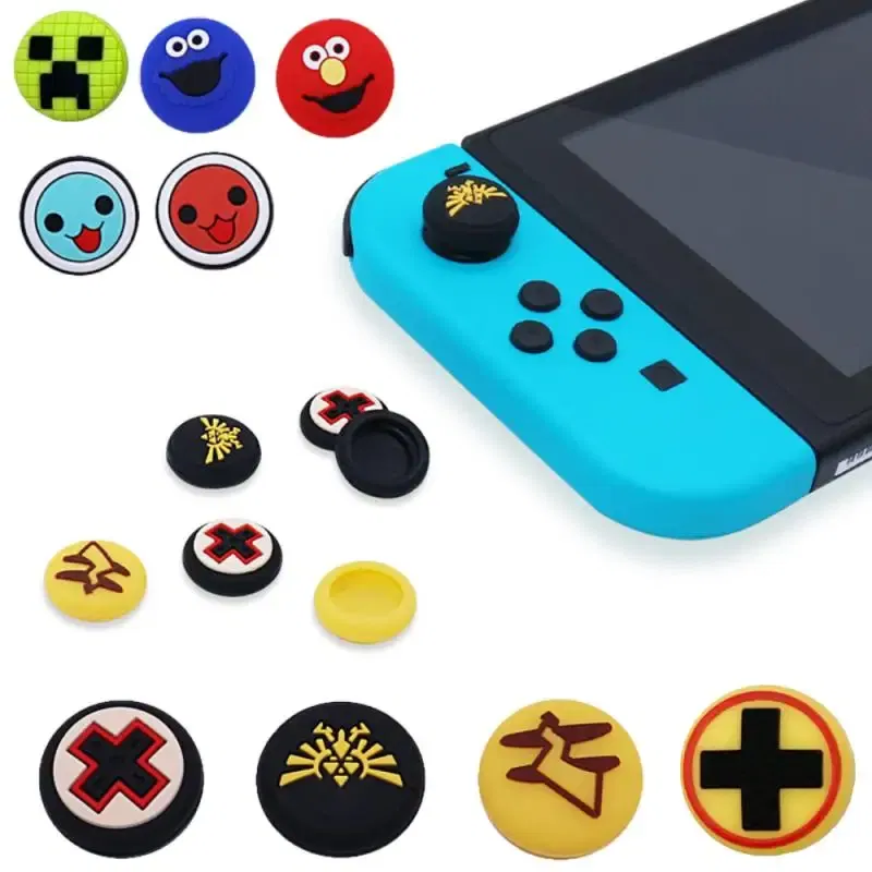 Color: Light Purple, Ships From: CHINA - for Nintendo Switch Joycon Thumbstick Caps Silicone Rocker Case Joystick Cover Protective Cover Joy Con Grip Cap for Switch OLED