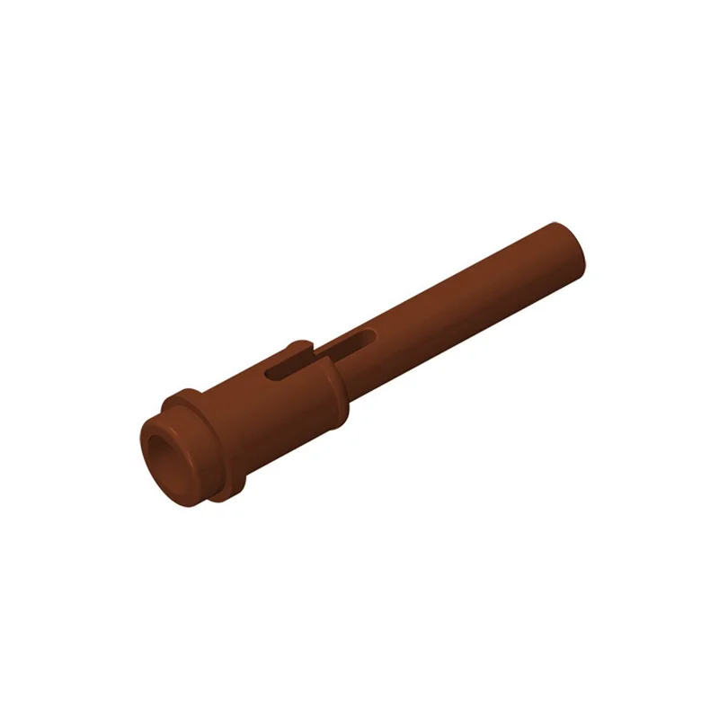 Color: Wood, Size: S - 10PCS 61184 Pin 1/2 with 2L Bar Extension Building Block Moc Technical Compatible with Brick DIY Children's Toy