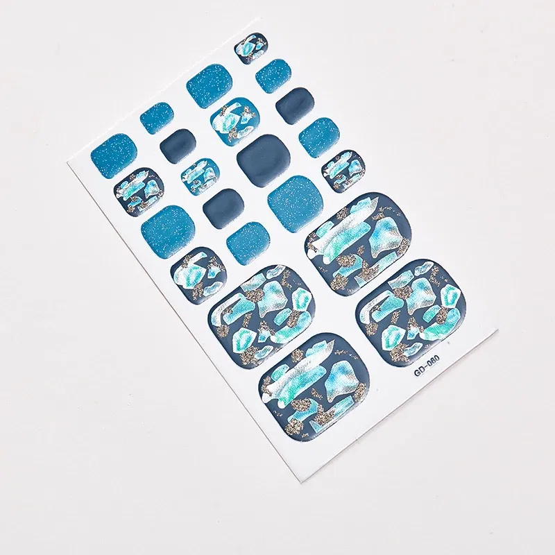 Color: WHITE - 22 Tips/Sheet Nail Sticker Album Nail Designs Manicure Nail Accesoires Nail Art Stickers Nail Wraps DIY Women Salon Loveliness