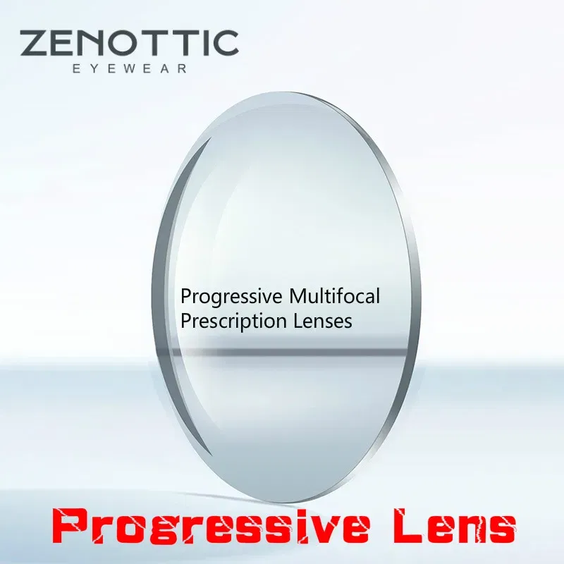 Lenses Color: green, Lens Index: 1.56 - ZENOTTIC MR Progressive Multifocal Prescription Lenses Anti Resistance/Reading Anti-scratch Myopia Hyperopia Presbyopia Lenses