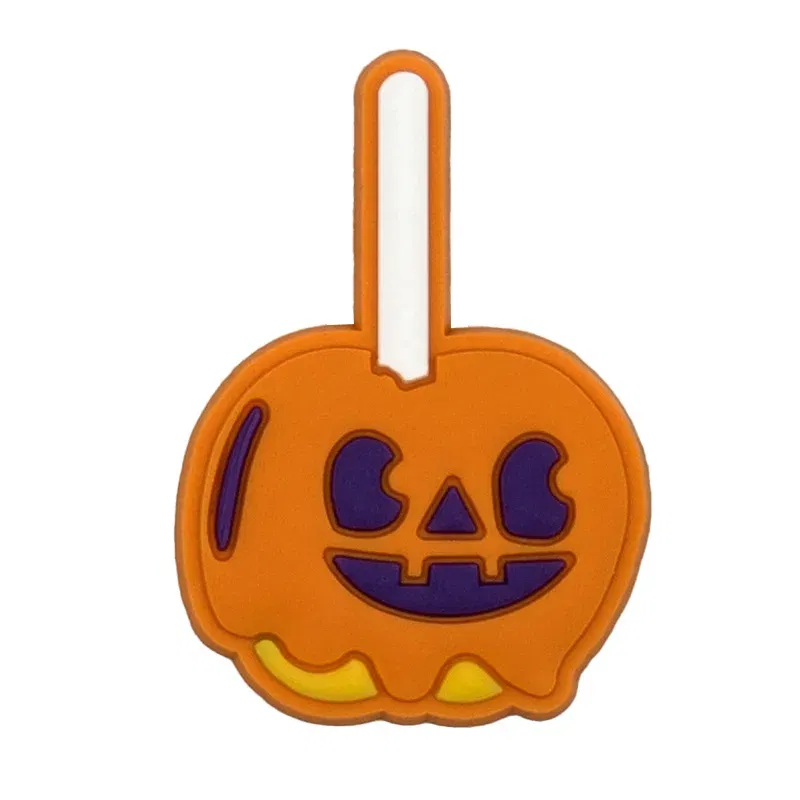 Color: Red - Halloween Shoe Charms Funny Ghosts Pumpkin Clog Charms Sweets Candles Broom Shoe Clips Decorations Chips Cats Bats Clips Jeans