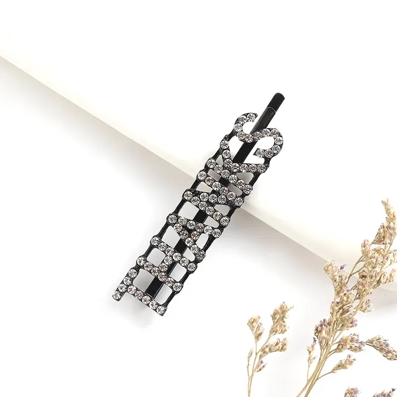 Color: camel, Ships From: CHINA - 2020 New Elegant Rhinestone Hairpins Women Girls Hair Clips Pin Accessories Hair Ornaments Hairclip Hairgrip Barrettes Headdress