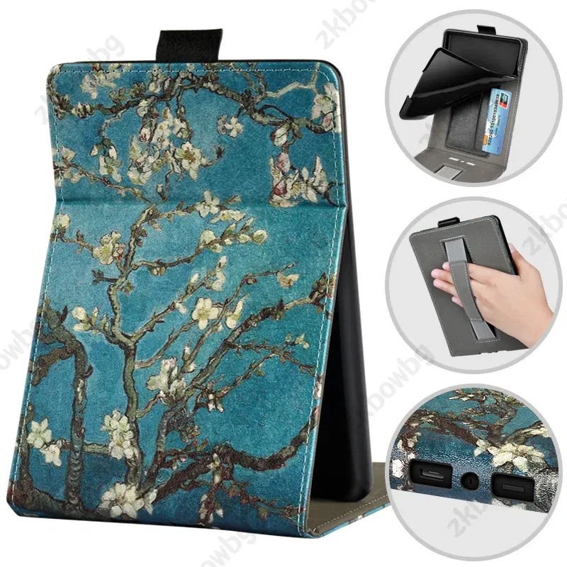 Color: WHITE, Size: iPad 10th - Cute Smart Case for 6.8' 6'' Kindle Paperwhite Signature 11th Generation Edition 12th 2024 7'' 7th 10th 6th M2L4EK RS23CV Cover