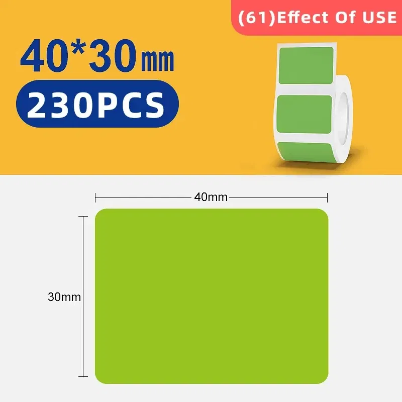 color: Silver - Niimbot Mini Printer Thermal Wire White/ Cable/Color/Round Sticker Self Adhesive Waterproof Sticker For B1 B21 B203