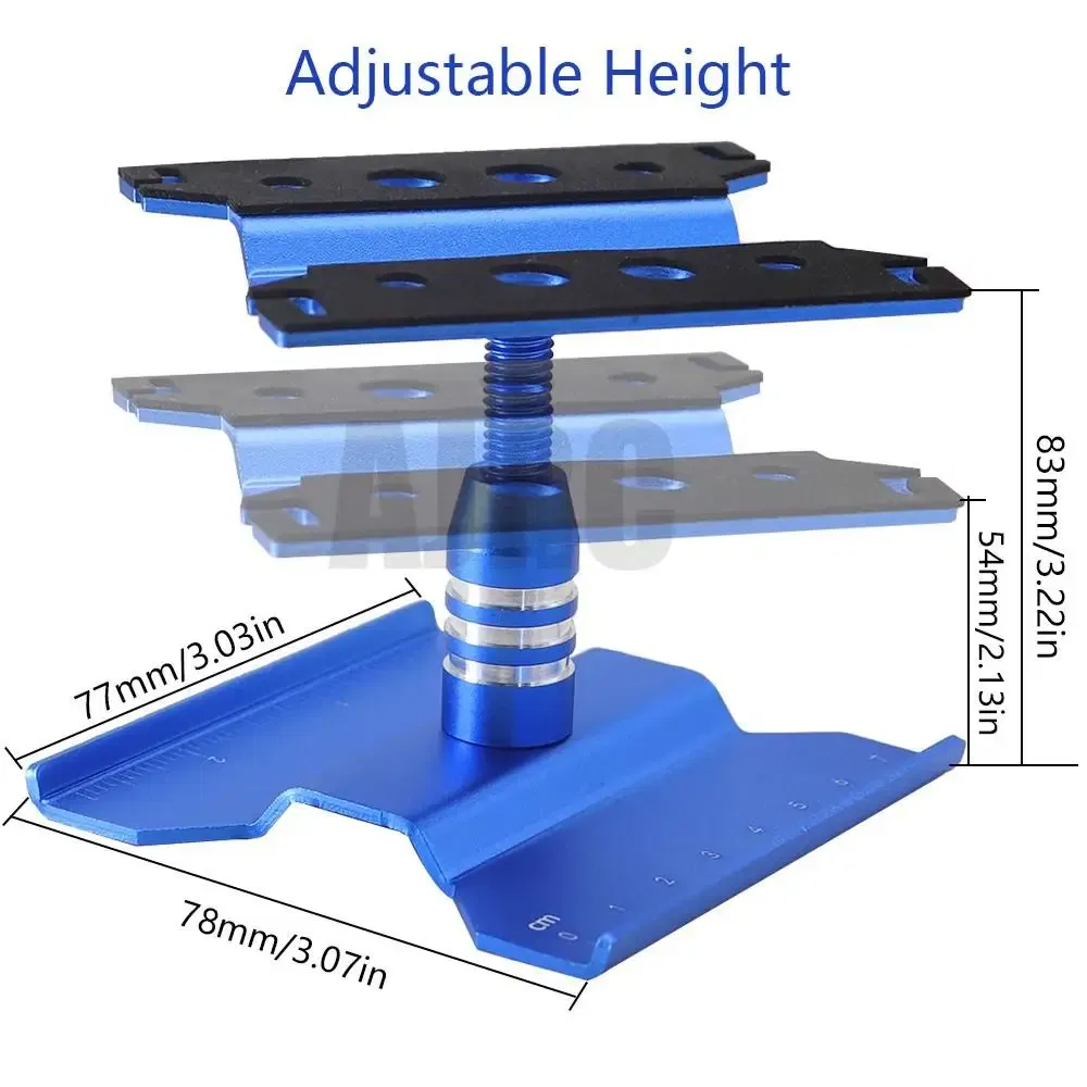 Color: Blue - Rc Car Repair Stand Workstation Rc Work Stand For Axial Scx24 Fcx24 Traxxas Trx4m 1/16 1/18 1/24 Scale Rc Truck Crawler Buggy