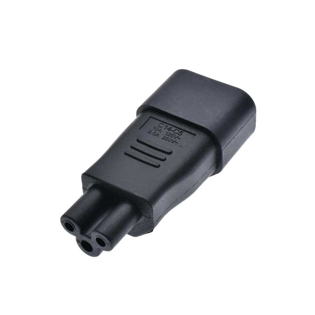 1pcs Plug Convertor C5 To C14 IEC320 Female Power Industrial Plug Adapter