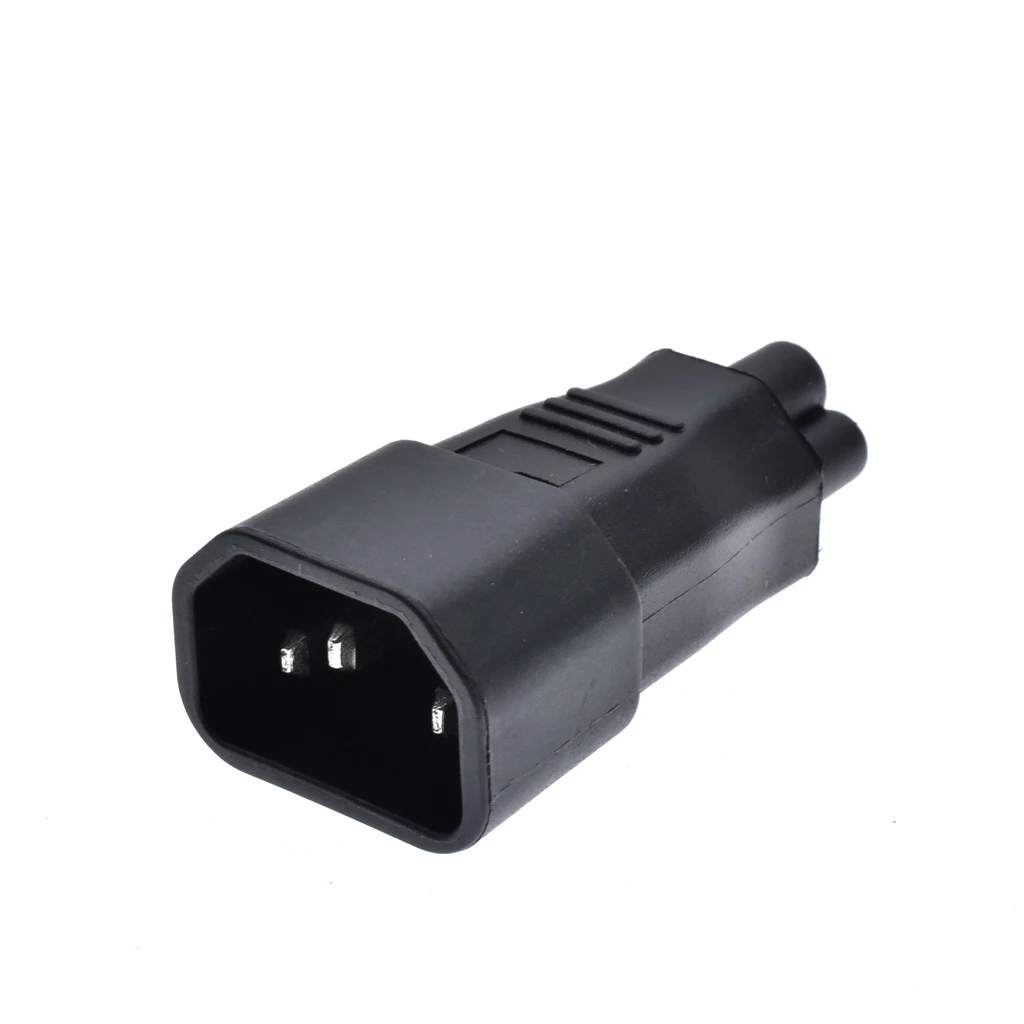 1pcs Plug Convertor C5 To C14 IEC320 Female Power Industrial Plug Adapter