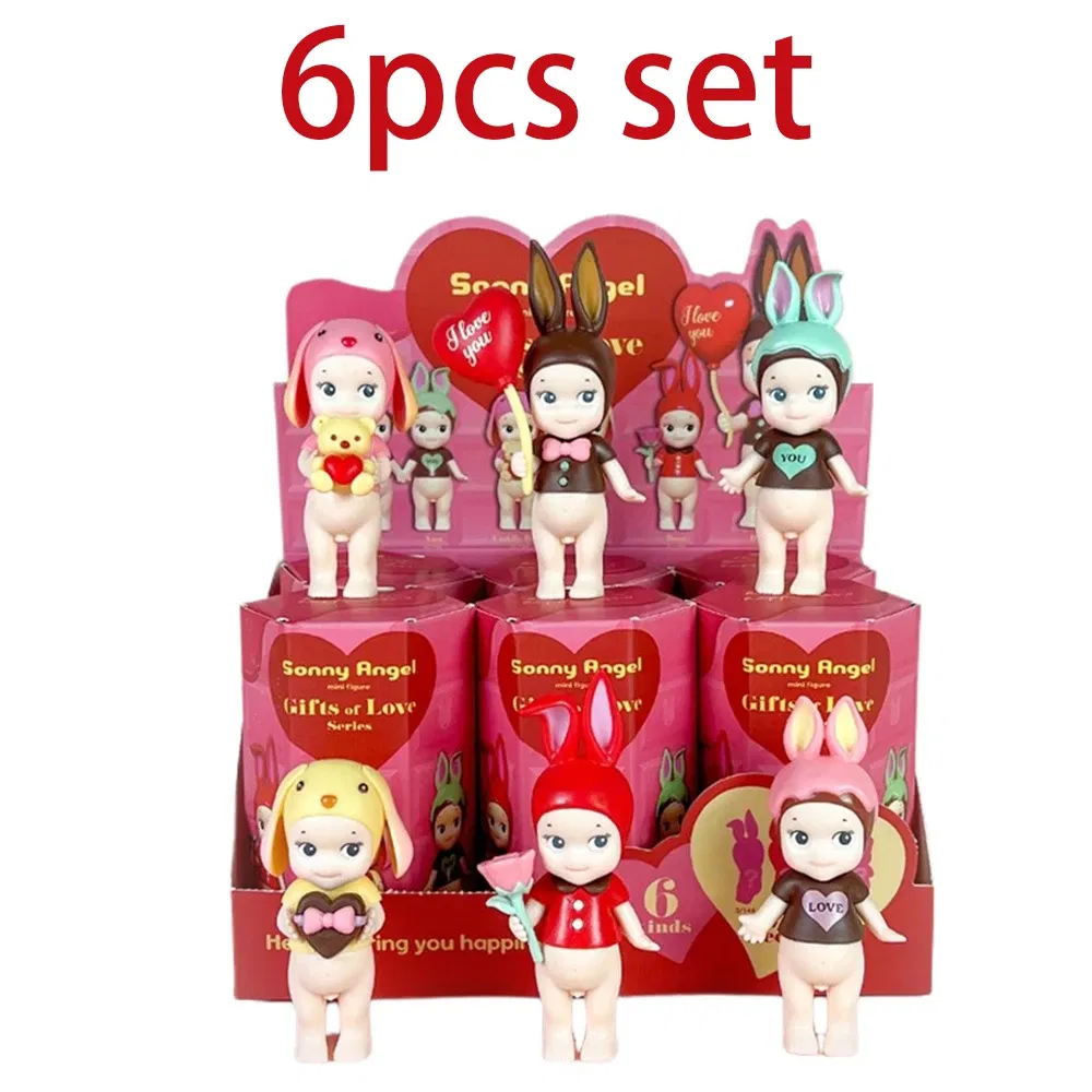 Color: green - Angel Good Luck Standing posture Sunny Angel Doll Blind Box Hot Selling Trendy Play Handmade Car Cake Ornament