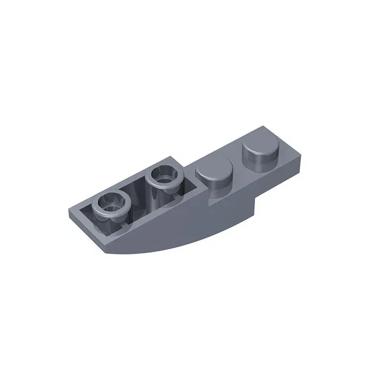Color: Blue - Gobricks GDS-731 BRICK 1X4X1 INV. BOW compatible with lego 13547 children's DIY Educational Building Blocks Technical