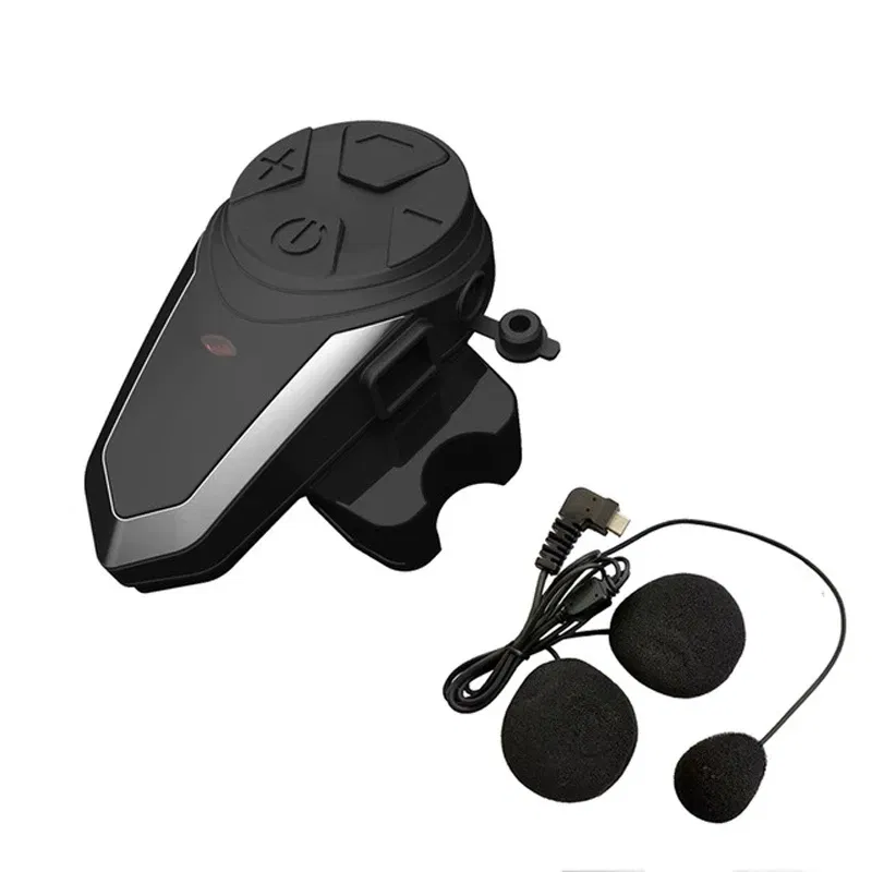 Color: Blue - BT-S3NS Motorcycle Helmet Intercom Moto Helmet BT5.0 Headset Waterproof Intercomunicador BT Interphone FM