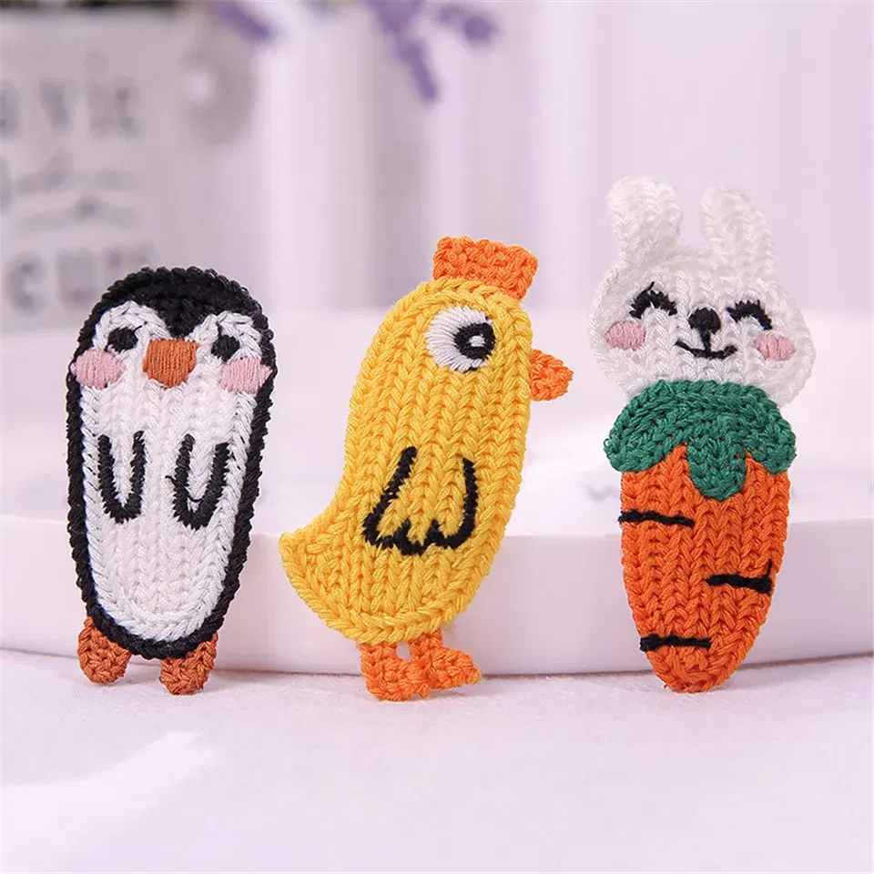 Color: Dark Brown - Cartoon Handmade Woolen Animal Hairpin Hair Accessories For Girls Hair Clips Children Glitter Felt Fabric Hairclip Cat Barrettes