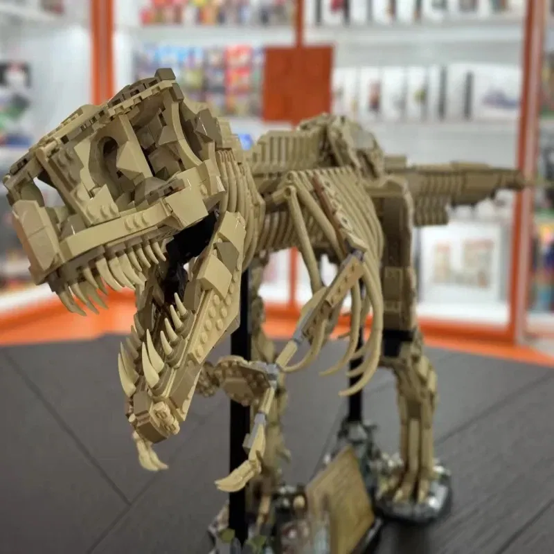 2025 new Dinosaur Park series Dinosaur Fossil Tyrannosaurus Compatible Set Assembly building blocks display toys children Adult