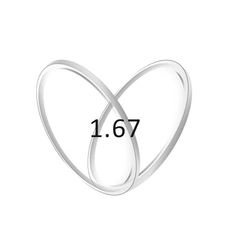 Lens Index: 1.56 - 2 PCs 1.56 1.61 1.67 1.74 Progressive Multifocal Prescription Glasses Lenses Myopia Reading Optical Bifocal Prism Aspheric Lens