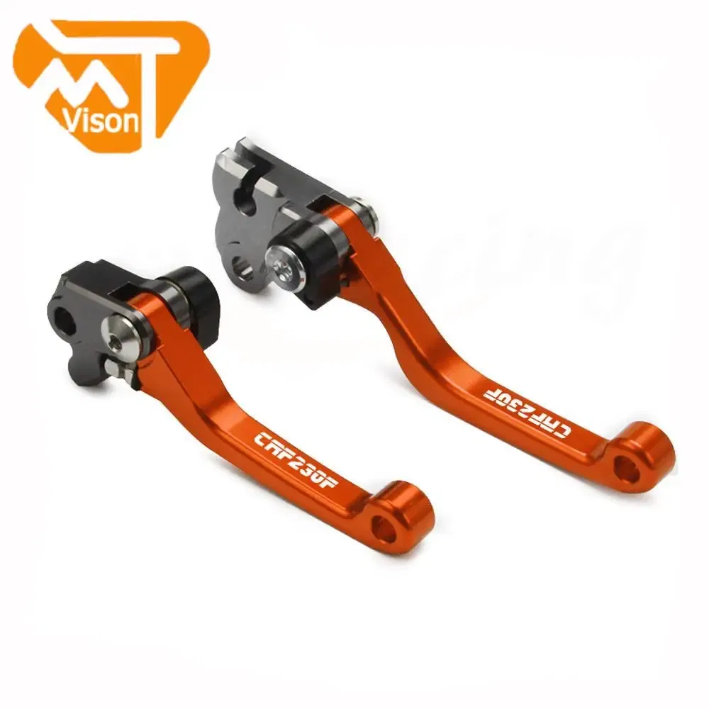 Color: Beige - Motorcycle CNC Brake Clutch Lever Handle For HONDA CRF150F CRF230F 2003-2019 CRF250F 2019-2022 CRF 150F 230F 250F