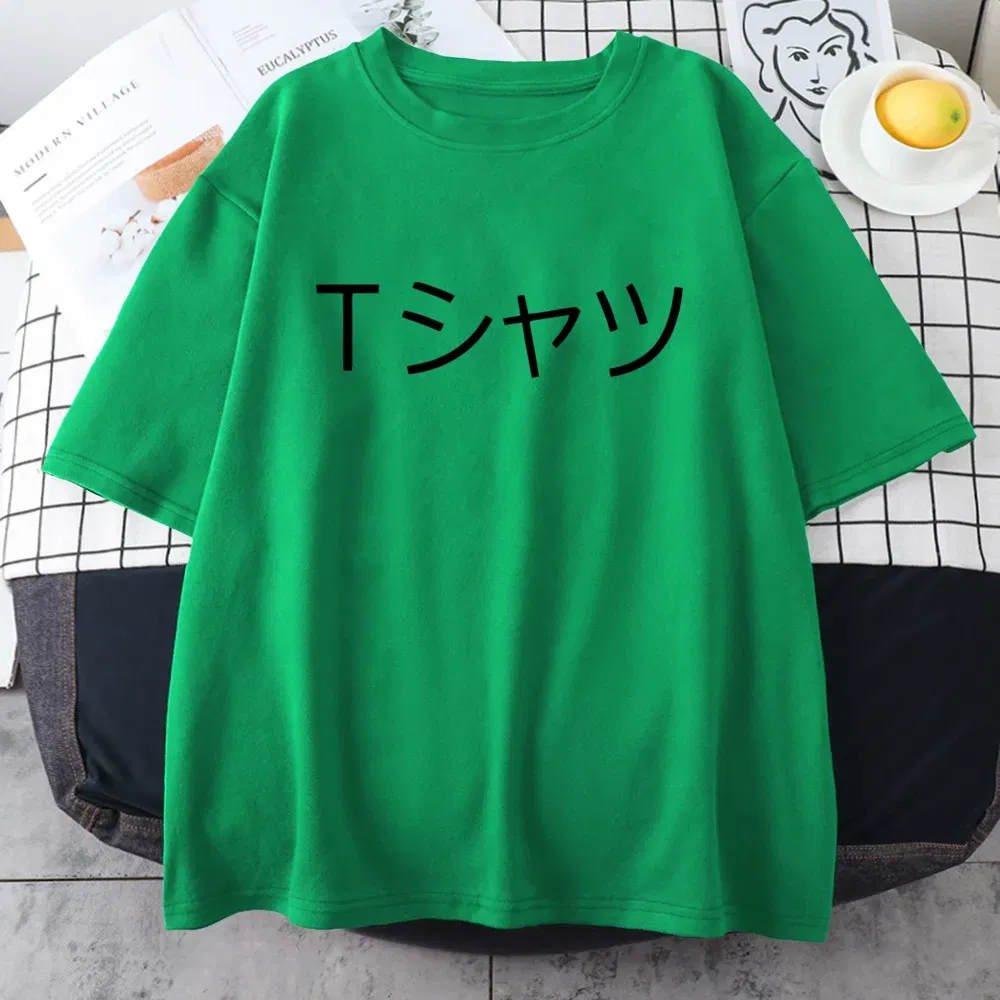 Color: green, Size: M - Anime Boku No Hero Academia Deku Printed Mans Short Sleeve Breathable O-Neck Casual Tops All-math Loose Men Cotton Tee Clothing