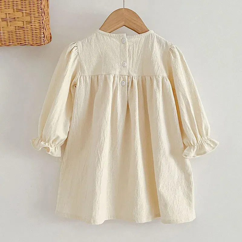 Color: Red, Kid Size: 5 - Spring Autumn Kids Baby Girls Long Sleeve Sweet Lace Princess Dress New Kids Baby Girls Dress Children Clothes Dress