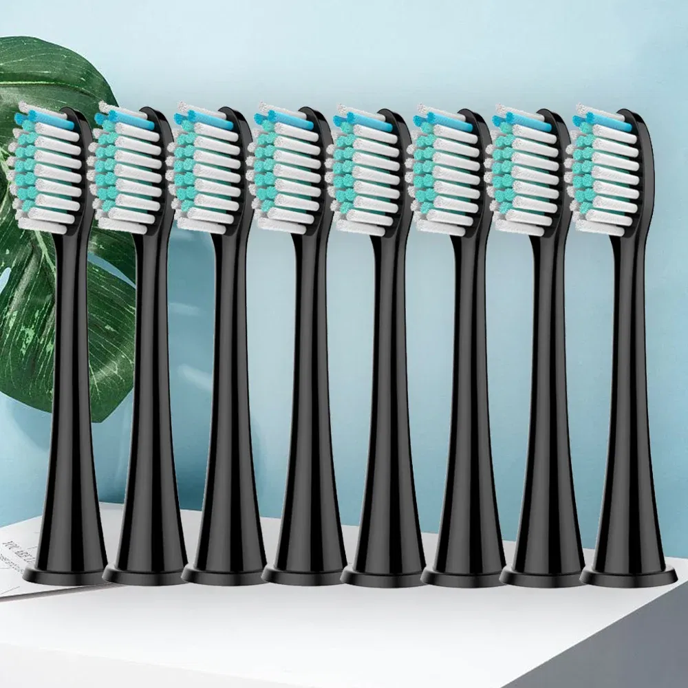 Color: Orange - Electric toothbrush replacement head, Philips Sonicare toothbrush head, sonic vibration cleaning toothbrush head