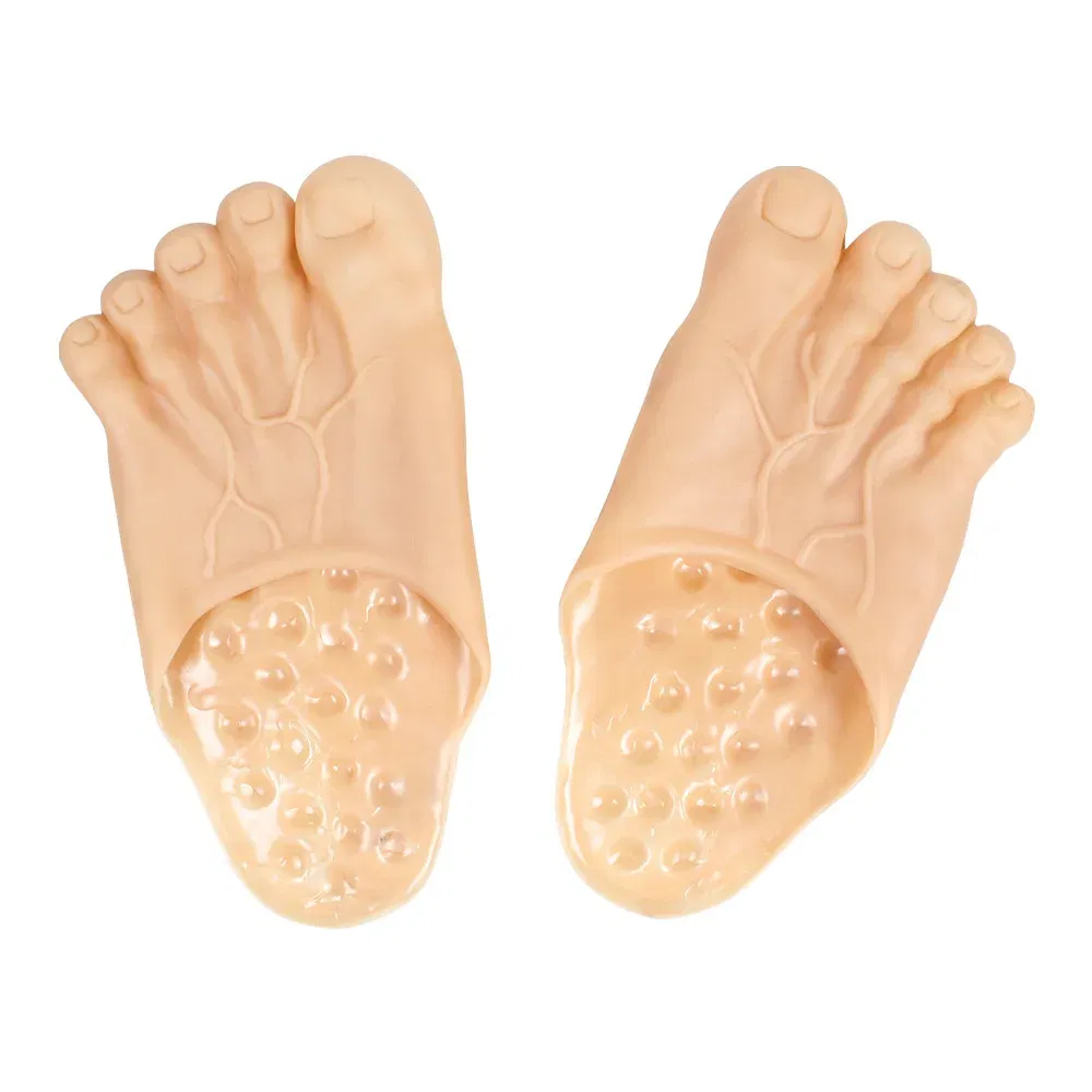 Color: black - Funny Slippers Man Women Footwear Shoes Fashion Outdoor Beach Couple Slippers Role Playing Bigfoot Amazing Sandals Of The Hulk