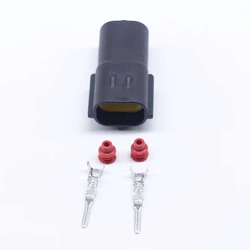 Color: army green - XG70216Y-1.8-11/21 2 Pin 174354-2 174352-2 Female Male Waterproof Wire Connector Plug Car Auto Sealed Car Truck Denso Connectors