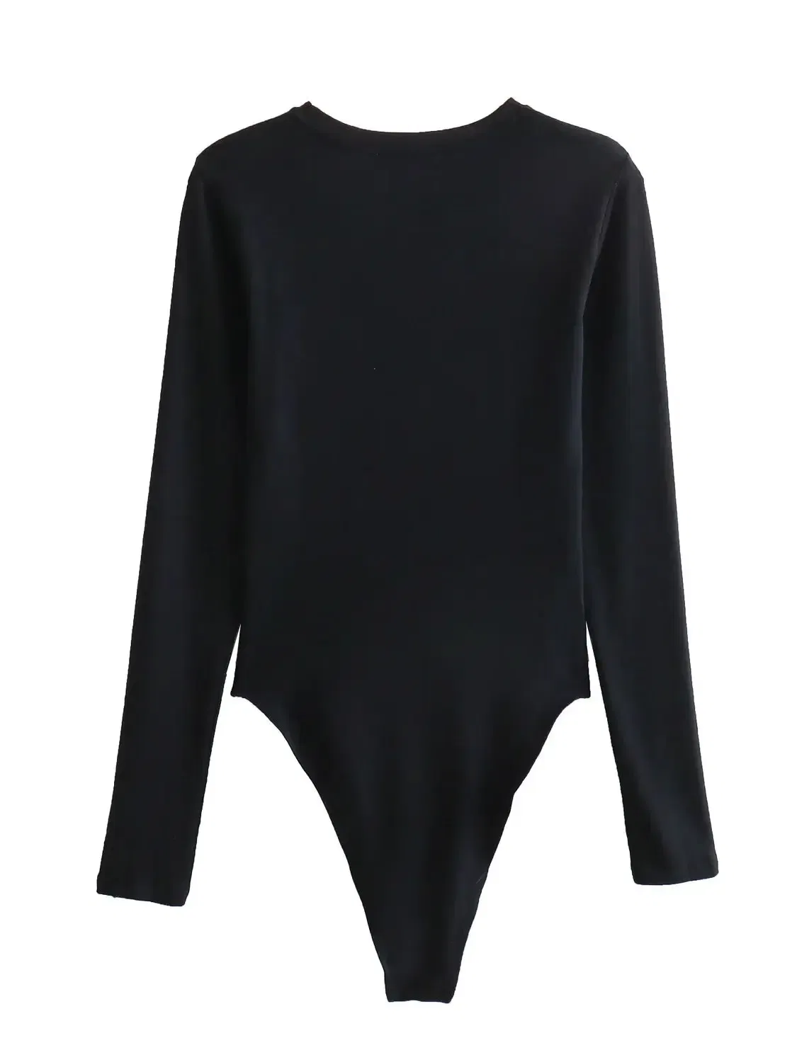 Color: Beige, Size: S - XNWMNZ Women's Fashion 2023 Long sleeved Modal Bodysuit Women High Street Versatile Round Neck Slim Female Chic Bodysuit