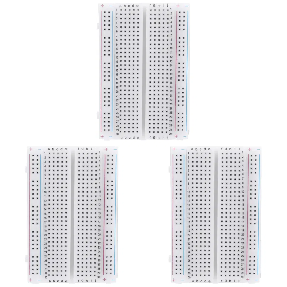 Color: MAROON, Ships From: CN - 1-10Pc 400 Tie Points Solderless PCB Breadboard Spliceable Universal MB102 Breadboard DIY Bread Board for Experiment Test Robot
