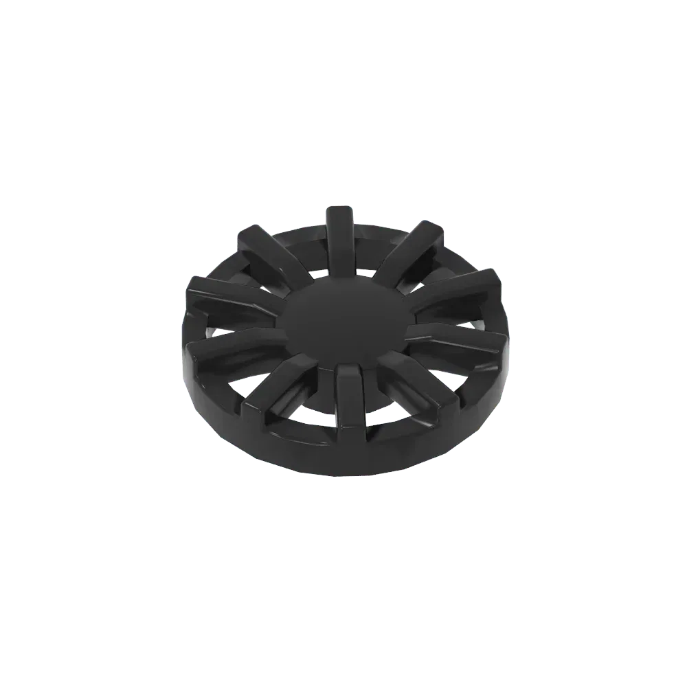 Color: Red - Gobricks GDS-21262 Wheel Cover 7 Spoke Y Shape - for Wheel 18976 compatible with lego 18978B Assembles Building Blocks