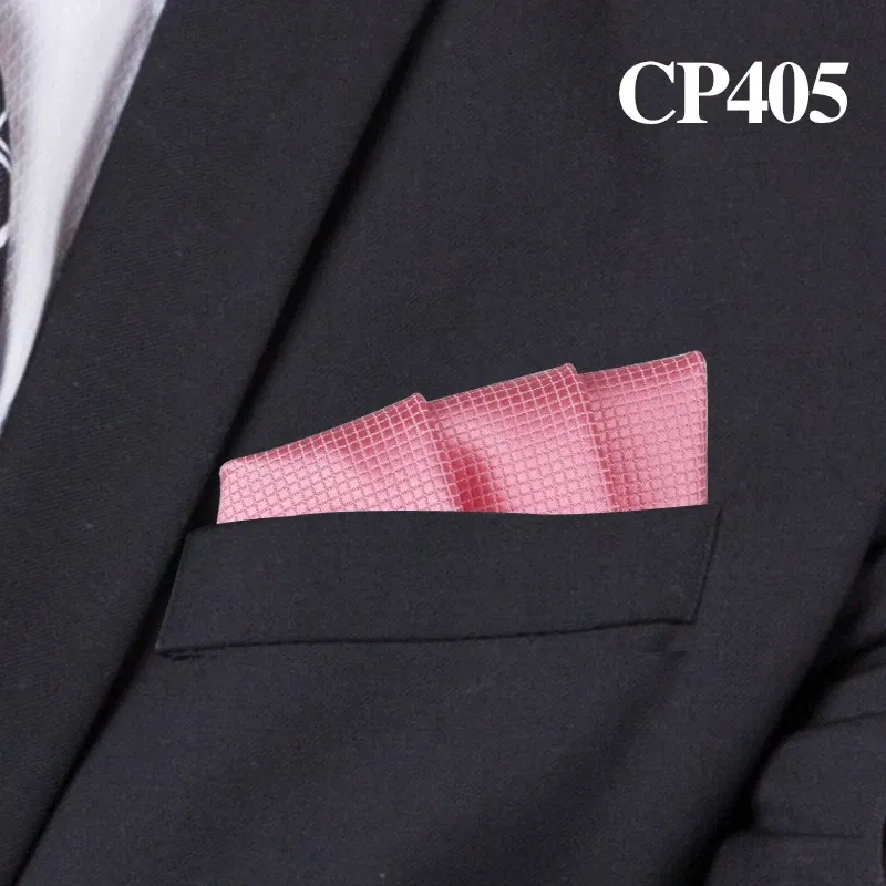 Color: Red - Fashion Suits Pocket Square For Men Business Chest Towel Hanky Gentlemen Plaid Hankies Classic Suit Napkin Mens Handkerchief