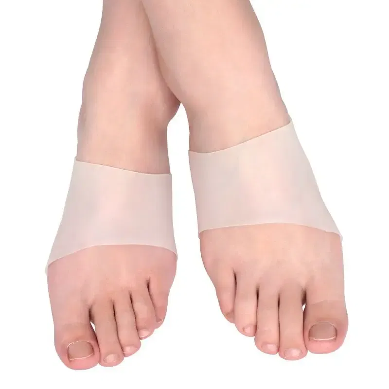 New Silicone Foot Pad Bandage Silicone Arch Insole Flat Foot Support Insole Foot Pad for Men and Women Functional Insole 4-2