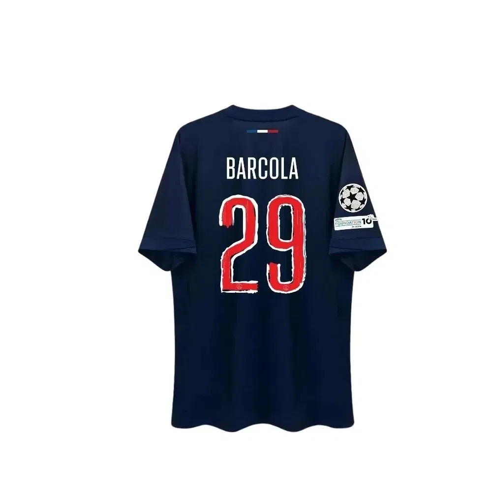 Color: green, Size: L - Paris Saint Germain Champion Men's 3D Printed Sports Fast Drying Breathable T-shirt Football T-shirt Family Children's T-shirt