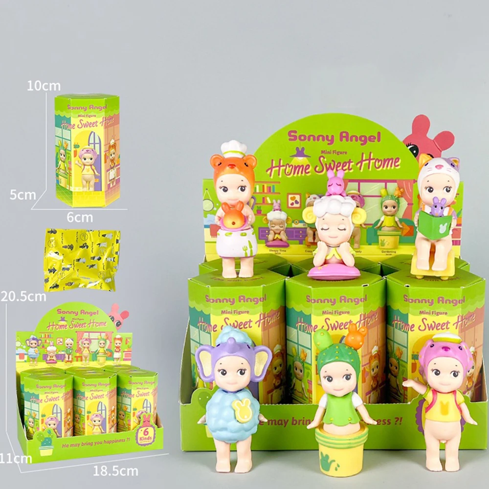 Color: SKY BLUE - Angel Good Luck Standing posture Sunny Angel Doll Blind Box Hot Selling Trendy Play Handmade Car Cake Ornament