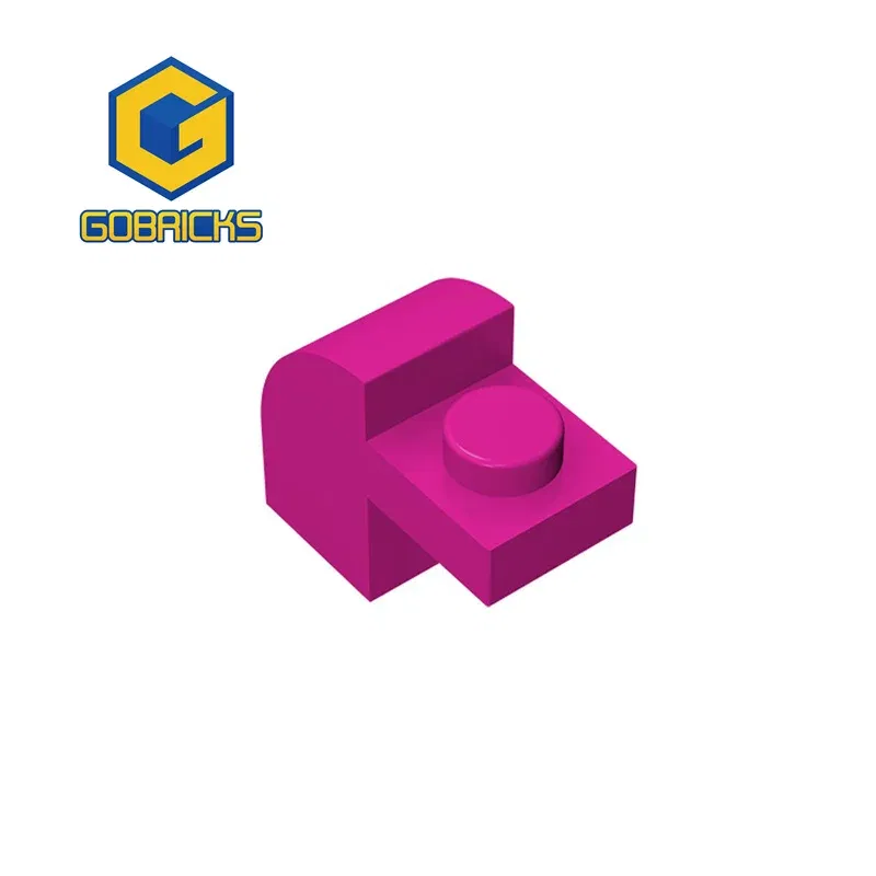 Color: Gold - Gobricks 10PCS High-Tech Assemble Particle 6091 32807 1x2x11/3 Building Blocks Kit Part Idea Toys For Children Birthday Gifts