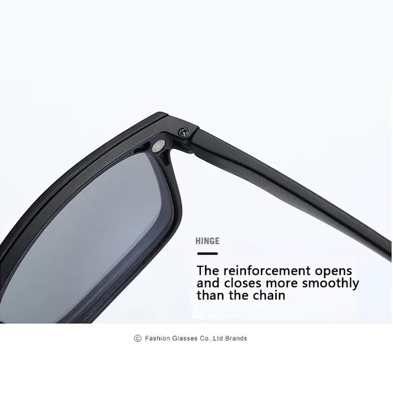 Lenses Color: Green, Ships From: CHINA, Frame Color: WHITE - 6 In 1 Spectacle Frame Men Women With 5 PCS Clip On Polarized Sunglasses Magnetic Glasses Male Computer Optical 2201
