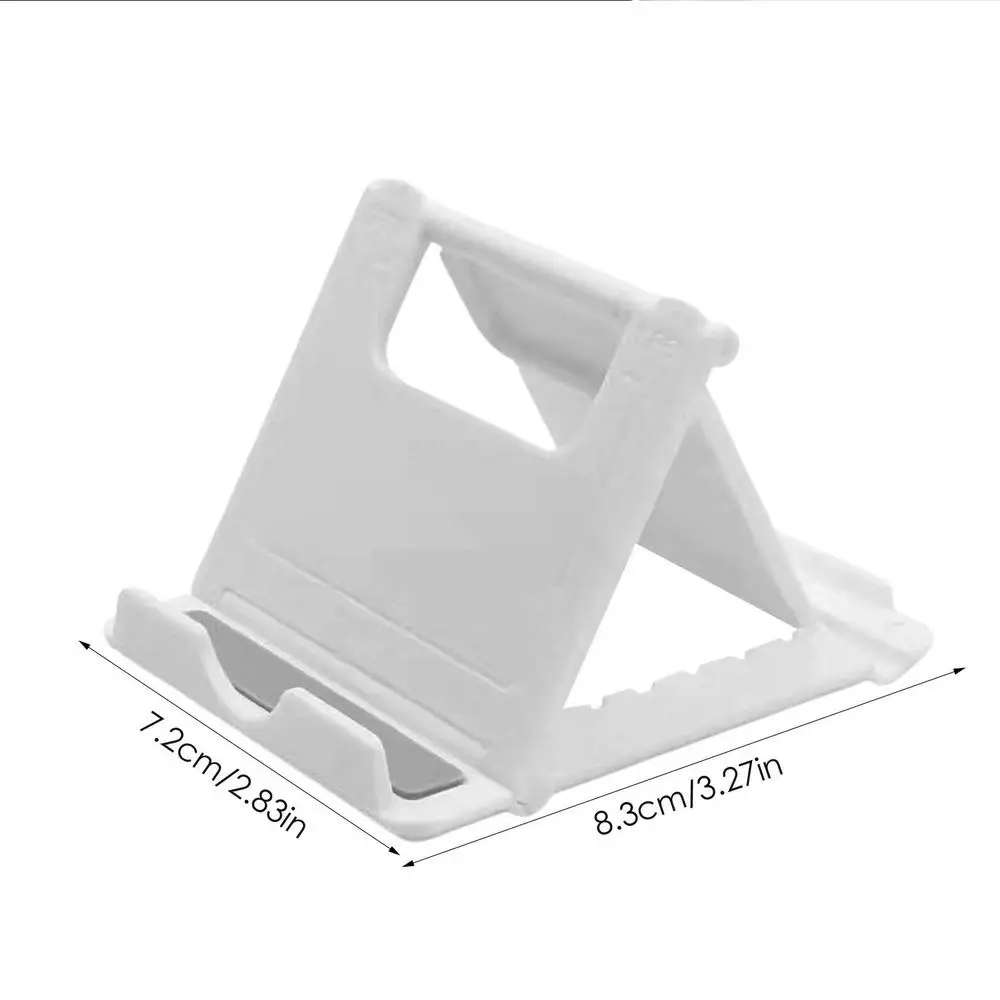 Color: WHITE, Ships From: CHINA - Phone Holder Foldable Cellphone Support Stand ForiPhone X Tablet ForSamsung S10 Adjustable Mobile Smartphone Holder Stand