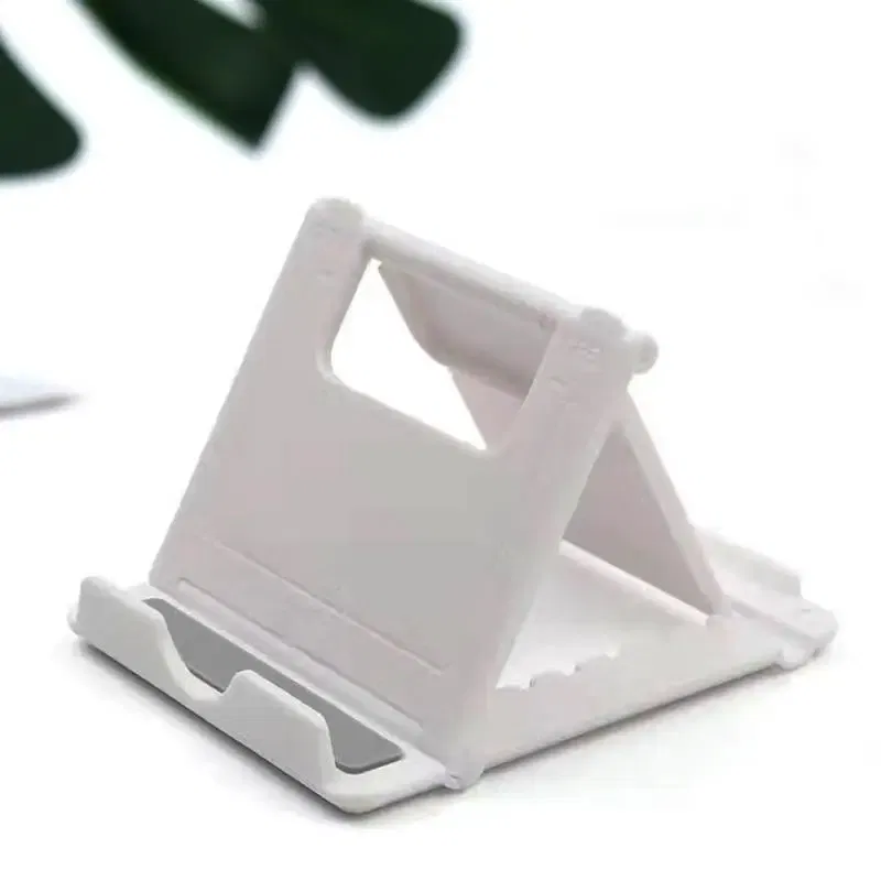 Color: WHITE, Ships From: CHINA - Phone Holder Foldable Cellphone Support Stand ForiPhone X Tablet ForSamsung S10 Adjustable Mobile Smartphone Holder Stand