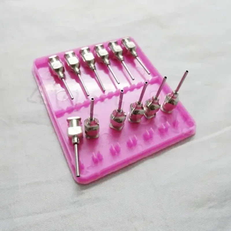 Color: Red - Glass Syringe 1ml 2ml 5ml 10ml 20ml 30ml Syringe Metal Needle Welding Oil Container Glass Push Rod Mobile Phone Repair Tools
